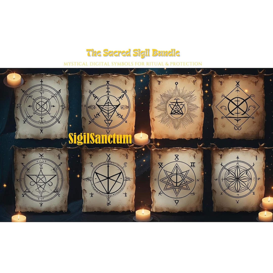 The Sacred Sigil Bundle 8 Mystical Digital Sigils for Protection ...