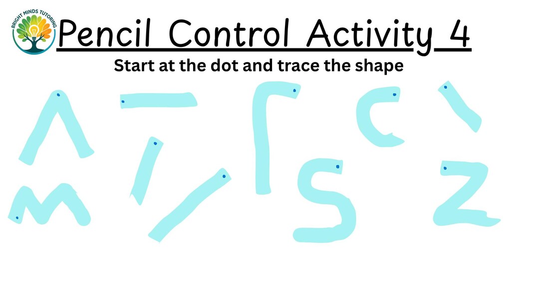 Fine Motor Skills Practice Worksheet - Set of 5 Custom Laminated ...