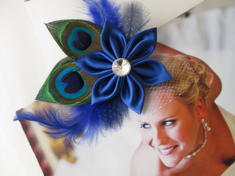 Blue Hair Clips for Weddings - wide 5