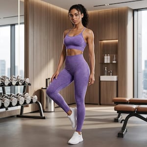 2 piece dress for ladies leggings and top Women's Y2K Two Piece Set Slim Fit Square Neck Top, Knee Length Leggings, Acetate Knit