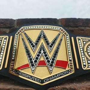 New Handmade Undisputed Championship Title Belt Replica World Heavyweight Belt 4MM