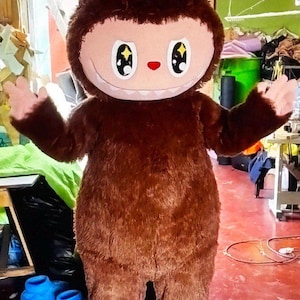 Forest Monster-Inspired Mascot Costume – Cute Furry Creature Suit / Adult Party Mascot Costume