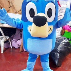 Blue Dog Adult Party Mascot Costume / Inspired Adult Costume