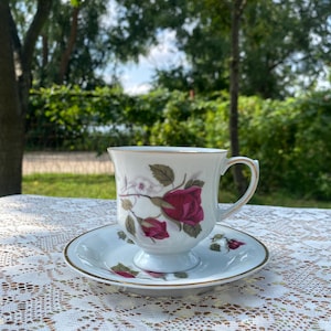Antique porcelain tea cup from Poland, Chodziez