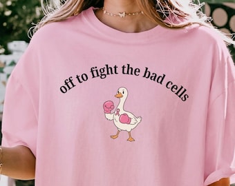 Breast Cancer Shirt, Chemotherapy Gift, Get Well Soon Gift, Cancer Warrior Shirt, Breast Cancer Sweatshirt, Supportive Apparel Goose Shirt