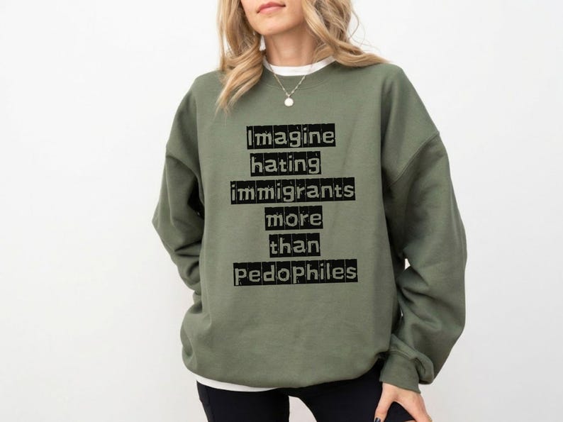 Imagine Hating Immigrants Tee, Abolish Ice Anti Ice, Protect Immigrants, Chinga La Migra, FDT Liberal Protest, Trump Epstein image 8