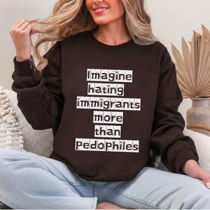 Imagine Hating Immigrants Tee, Abolish Ice Anti Ice, Protect Immigrants, Chinga La Migra, FDT Liberal Protest, Trump Epstein image 9
