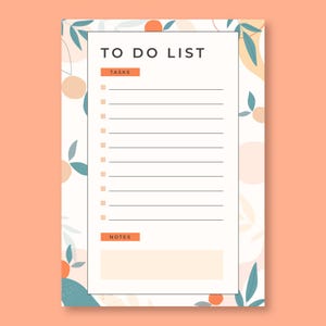 Minimalist To-Do List Printable | A4 & US Letter | Instant Download | Simple Productivity Planner