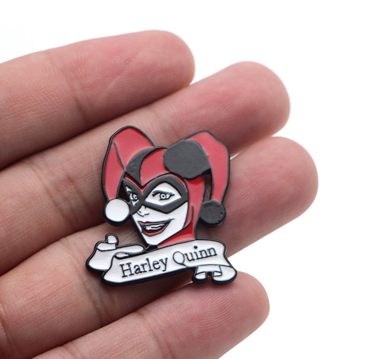 Harley Quinn Joker Batman Pin Brooch Badge Cute Cartoon Gift | Etsy
