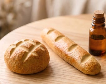Difusor de aceites esenciales de escritorio, difusor de cerámica con forma de pan, adorno de escritorio con forma de croissant, bollo bolo kawaii, decoración para estante de pastelería