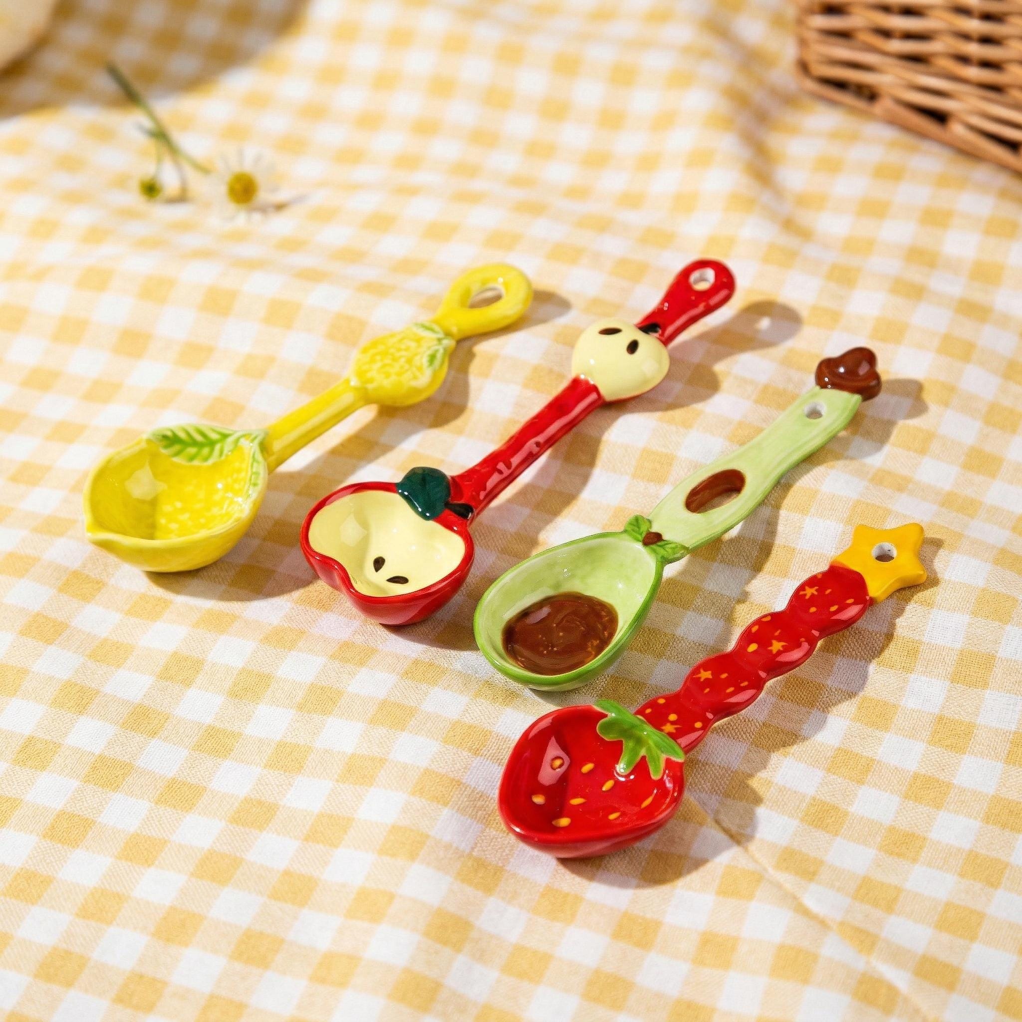 かわいい陶器のスプーン - Etsy 日本