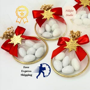 Rapunzel Sun Quinceanera Party Favors, Almond Candy Favors, Birthday Party Guest Gifts in Bulk