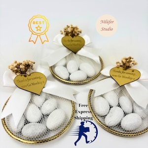 Rapunzel Sun Quinceanera Party Favors, Almond Candy Favors, Birthday Party Guest Gifts in Bulk