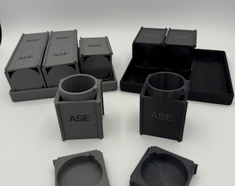 American Silver Eagle Coin Tube (ASE) | Stackable Storage | Holds 20 Coins | 3D Printed Bullion Organizer