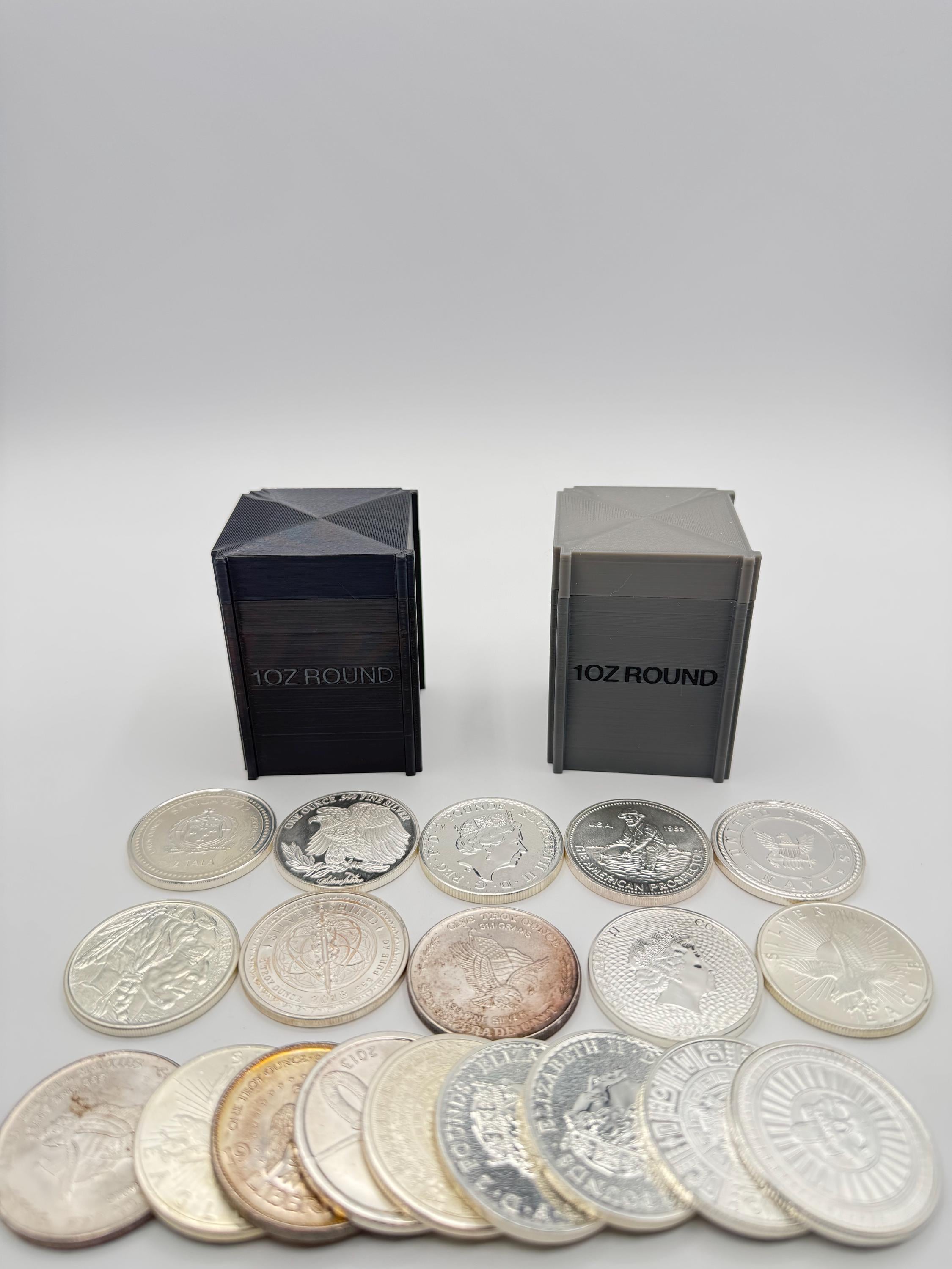 ASE Coin Tube Bundle | 6 Stackable Tubes + Tray | American Silver Eagle ...