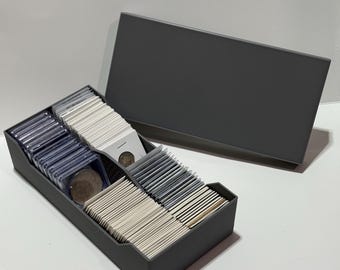 3D gedruckte Aufbewahrungsbox für Münzen: Stapelbarer 2x2-Organizer