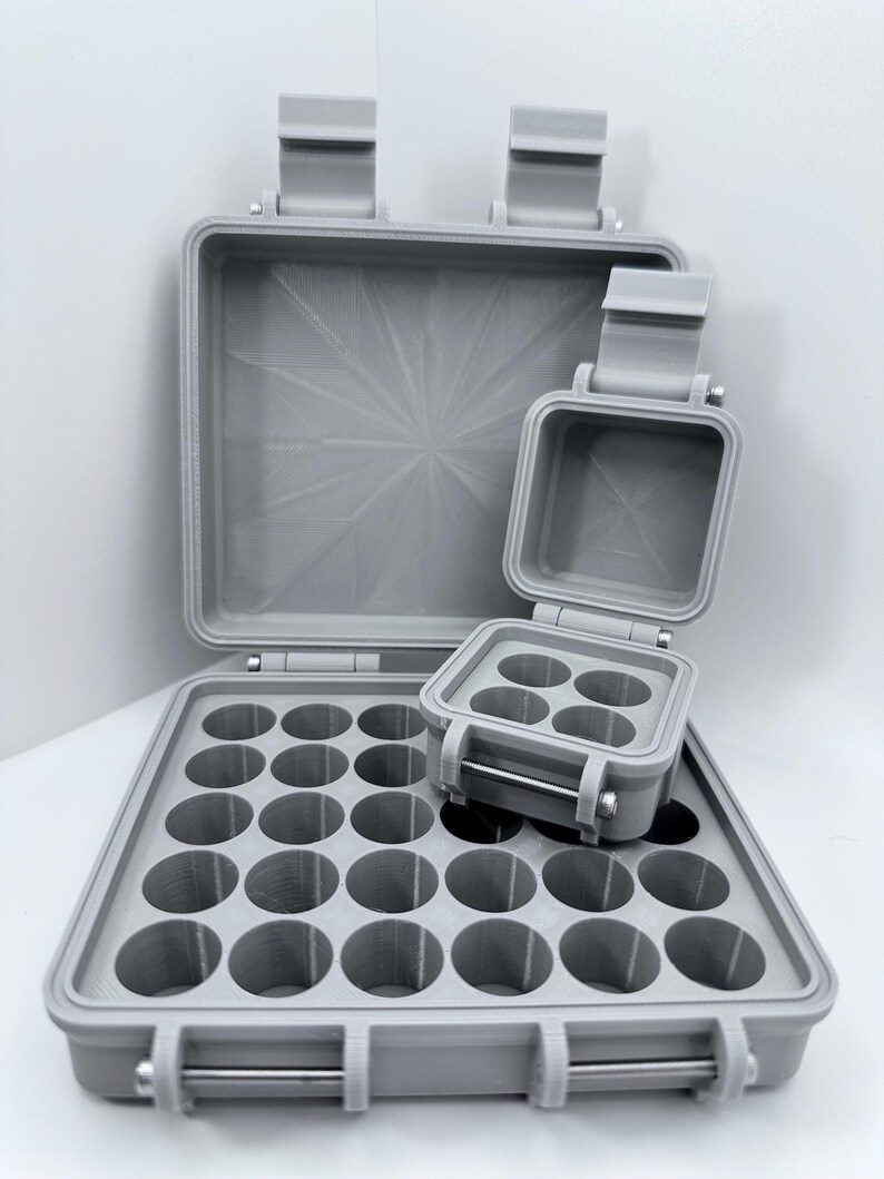 Rugged 3D Printed Vial Case | Secure Peptide Case | Sturdy Travel ...