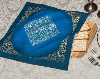 Matzoh Cover, Hand-dyed, Silkscreened