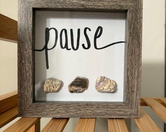 Pause…: 5 3/4" Square Shadowbox