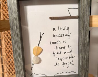 Coach : 5 1/2” by 7 1/2” Shadowbox