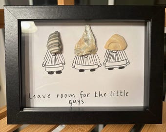 Leave Room For The Little Guys: 5 1/2” by 7 1/2” Shadowbox