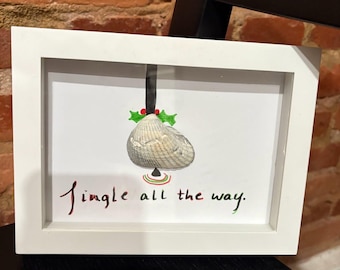 Jingle: 5 1/2” by 7 1/2” Shadowbox