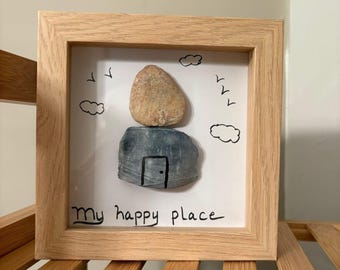 My Happy Place - 5 3/4" Square Shadowbox