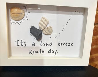 Land Breeze: 5 1/2” by 7 1/2” Shadowbox