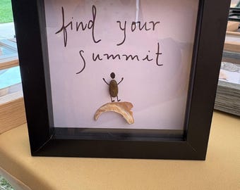 Find your summit: 5 3/4" Square Shadowbox