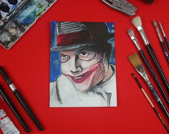 Gotham's Jerome Face Off 8x6 inch Original
