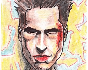 Tyler Durden  (ORIGINAL) Approx 7x10