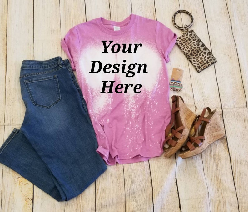 bleach and sublimation shirts