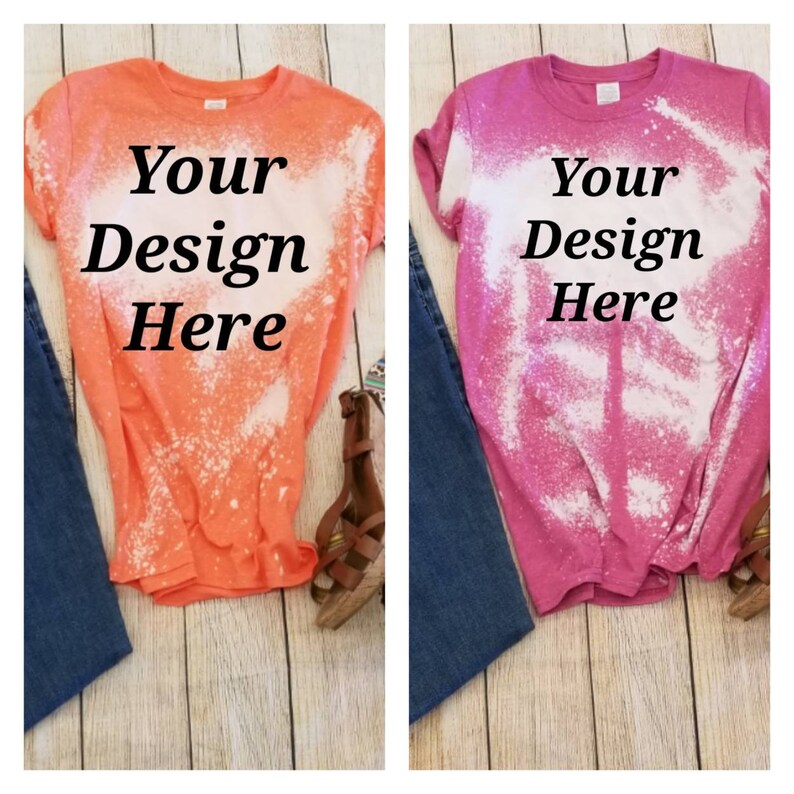 Bleach Shirt Mockup Gildan 64000 Short Sleeve Sublimation Etsy