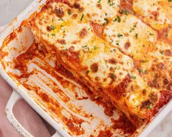 Lasagna Recipe Digital Recipe Printable Recipe Instant Download PDF Easy Recipe Kitchen Cooking Gift Recipe Printable Recipe Download