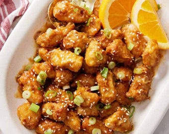 Air Fryer Orange Chicken Digital Recipe Printable Recipe Instant Download PDF Easy Recipe Kitchen Cooking Gift Printable Recipe Download