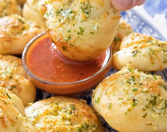 Garlic Knots Recipe Digital Recipe Printable Recipe Instant Download PDF Easy Recipe Kitchen Cooking Gift Recipe Printable Recipe Download