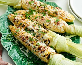 Elote Grilled Mexican Street Corn Digital Recipe Printable Recipe Instant Download PDF Easy Recipe Card Kitchen Cooking Gift Recipe Download