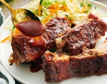 Instant Pot Ribs Recipe Digital Recipe Printable Recipe Instant Download PDF Easy Recipe Card Kitchen Decor Cooking Gift Recipe Download