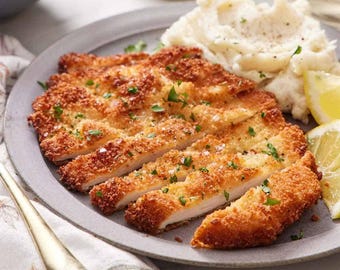 Chicken Schnitzel Recipe Digital Recipe Printable Recipe Instant Download PDF Easy Recipe Kitchen Decor Cooking Gift Recipe PDF Download