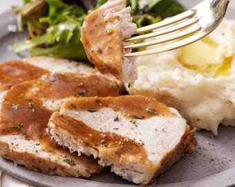 Instant Pot Pork Loin Recipe Digital Recipe Printable Recipe Instant Download PDF Easy Recipe Card Kitchen Cooking Gift Recipe Download