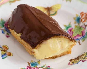Eclairs Recipe Digital Recipe Printable Recipe Instant Download PDF Easy Recipe Card Kitchen Decor Cooking Gift Recipe Download