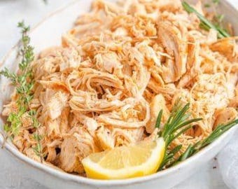 Instant Pot Shredded Chicken Recipe Printable Easy Meal Prep Dinner Healthy Chicken Breast Digital Download Family Dinner Recipe PDF Recipe
