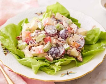 Waldorf Salad Recipe Digital Recipe Printable Recipe Instant Download PDF Easy Recipe Kitchen Cooking Gift Recipe Printable Recipe Download