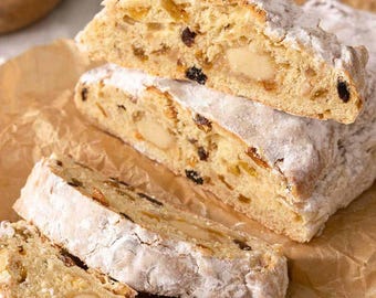 Stollen Digital Recipe Printable Recipe Instant Download PDF Easy Recipe Kitchen Cooking Gift Recipe Printable Recipe Download
