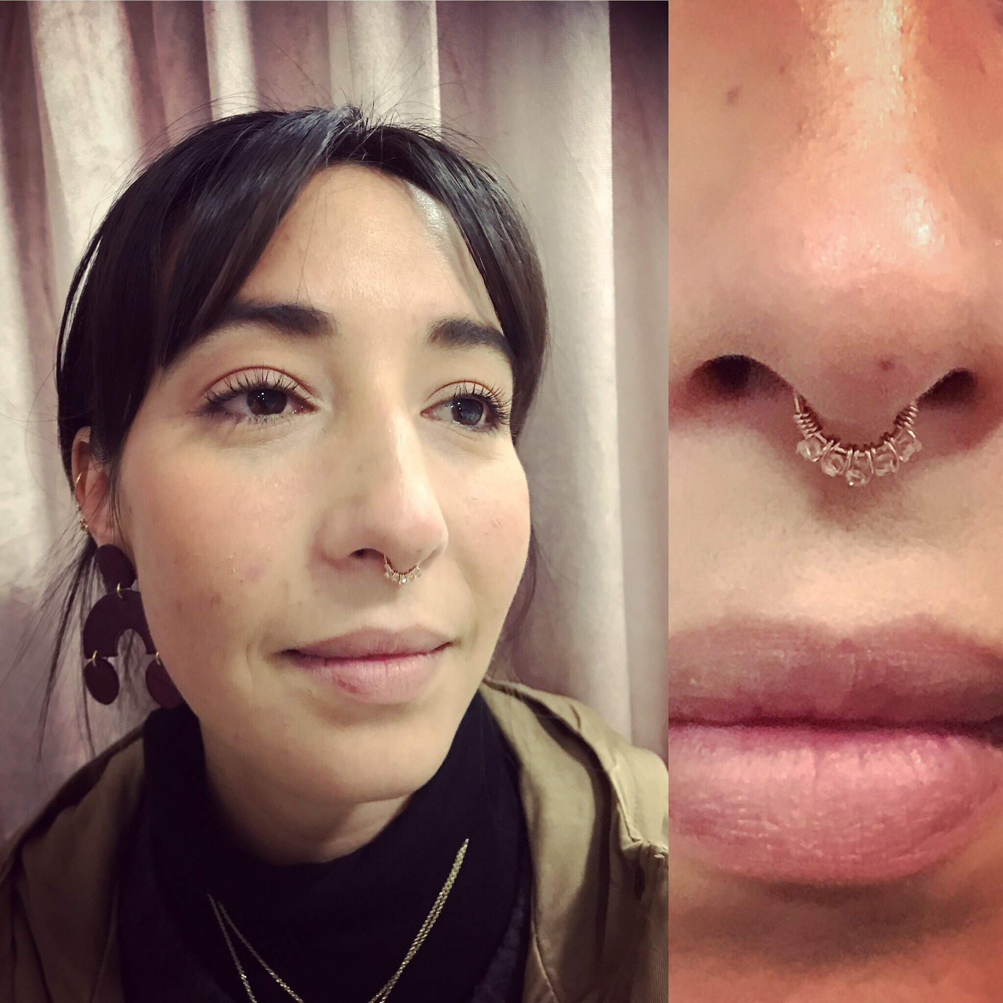 Swarovski septum ring deals