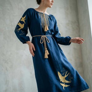 blue dress embroidery design Ukrainian Embroidered - Etsy Size:Coat Size 44 kind nature of this Women's Standing On Business Patent PVC
