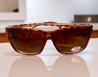 Gafas de sol de carey de los años 90, nuevas, sin usar: estilo vintage.