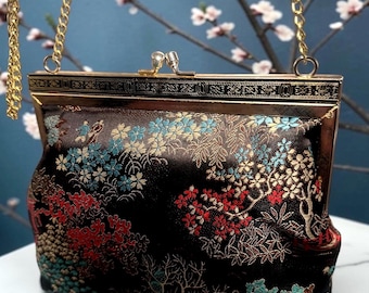 Styled by REGAL Hong Kong Asian Scenic Brocade Vintage Evening Bag