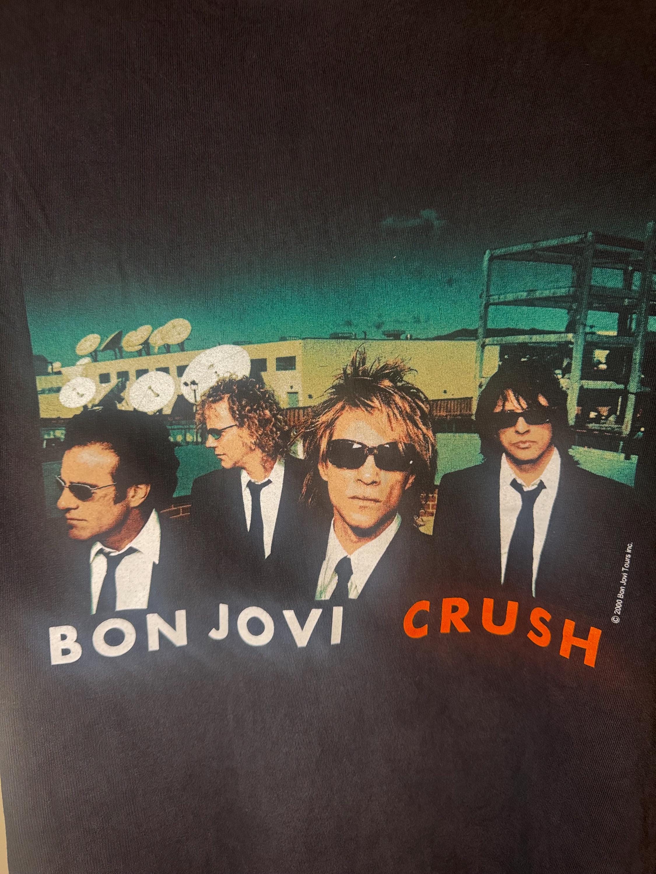 Vintage 2000 Bon Jovi Crush Tour Concert T-shirt | Y2K Band Tee