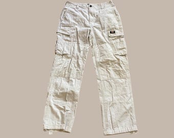 Dickies Herren W30 Cargohose Beige Ripstop Gebrauchshose Taktischer Skate Gorpcore
